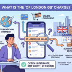 OF LONDON GB Charge on Your Bank Statement