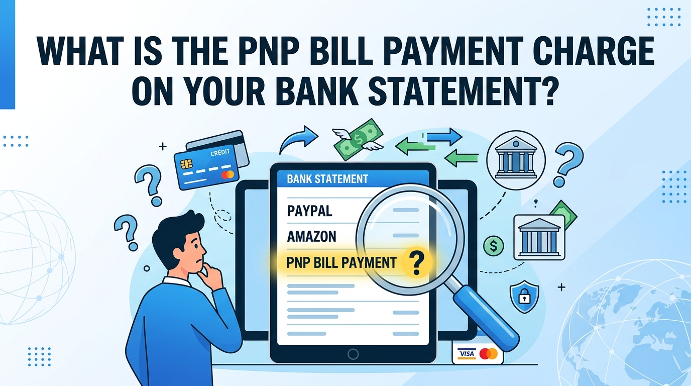 PNP Bill Payment Charge on Your Bank Statement