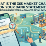 365 Market Charge on Your Bank Statement