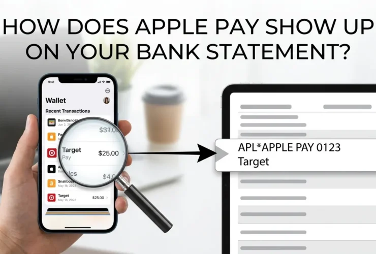 how does Apple Pay show up on bank statement?