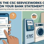 CSC ServiceWorks Charge on Your Bank Statement