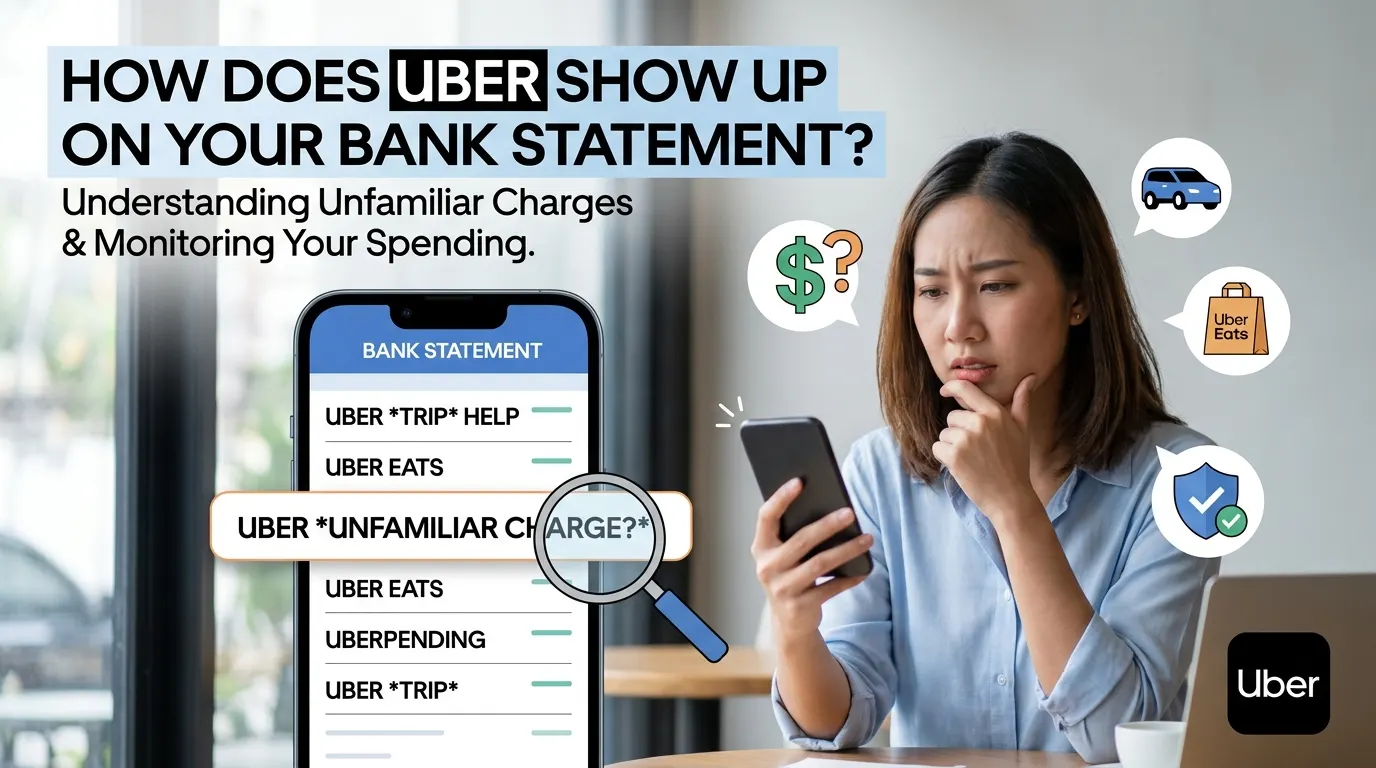 How Does Uber Show Up on Your Bank Statement