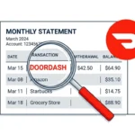How Does Unauthorized DoorDash Charges Show Up on Your Bank Statement