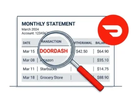 How Does Unauthorized DoorDash Charges Show Up on Your Bank Statement