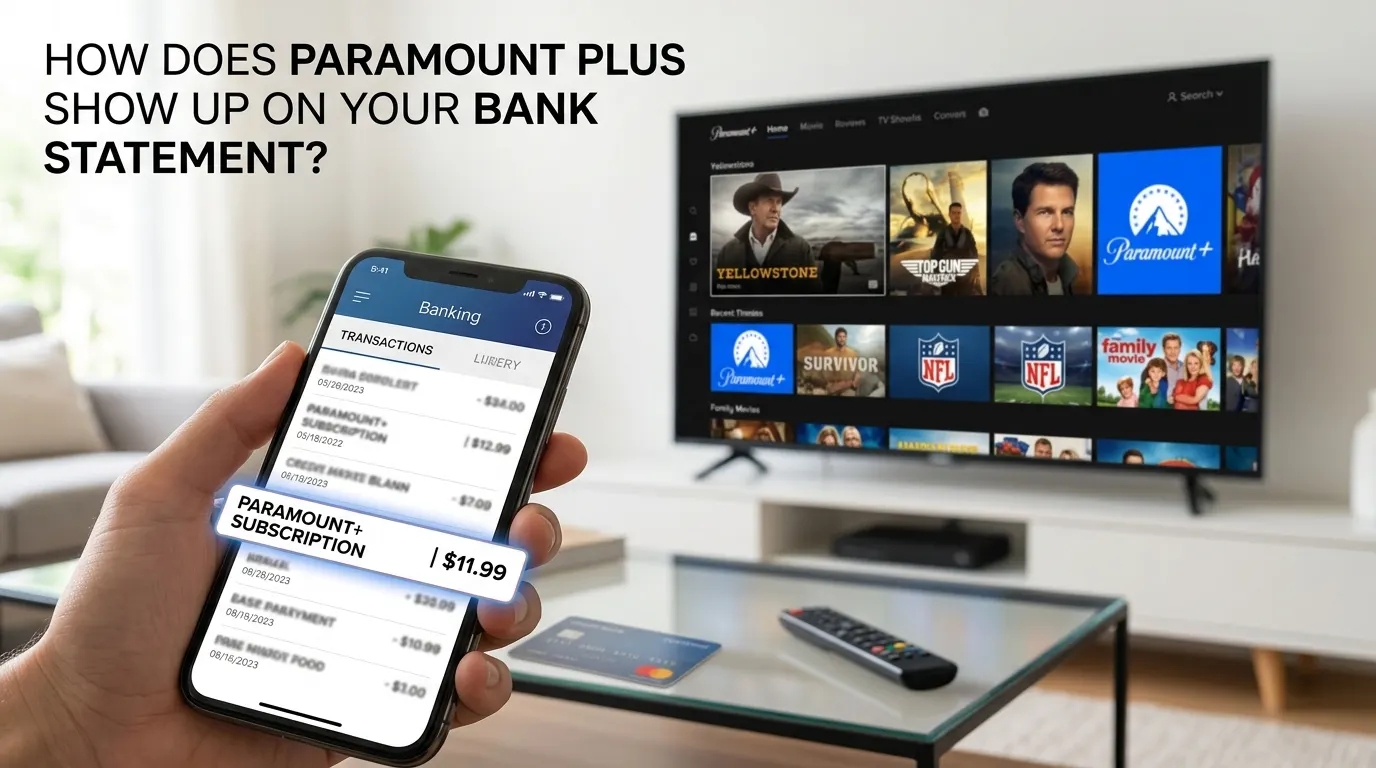 How Does Paramount Plus Show Up on Your Bank Statement?