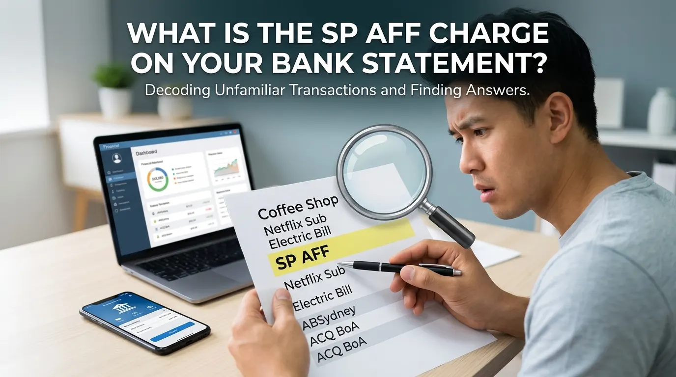 What Is the SP AFF Charge on Your Bank Statement?