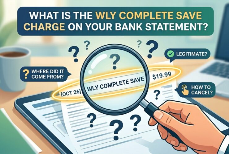 What Is the WLY Complete Save Charge on Your Bank Statement?