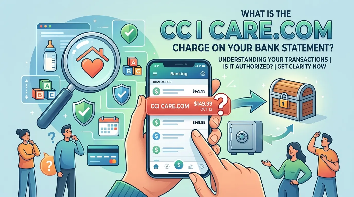 What Is the CCI Care.com Charge on Your Bank Statement