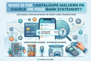 What Is the Cantaloupe Malvern PA Charge on Your Bank Statement