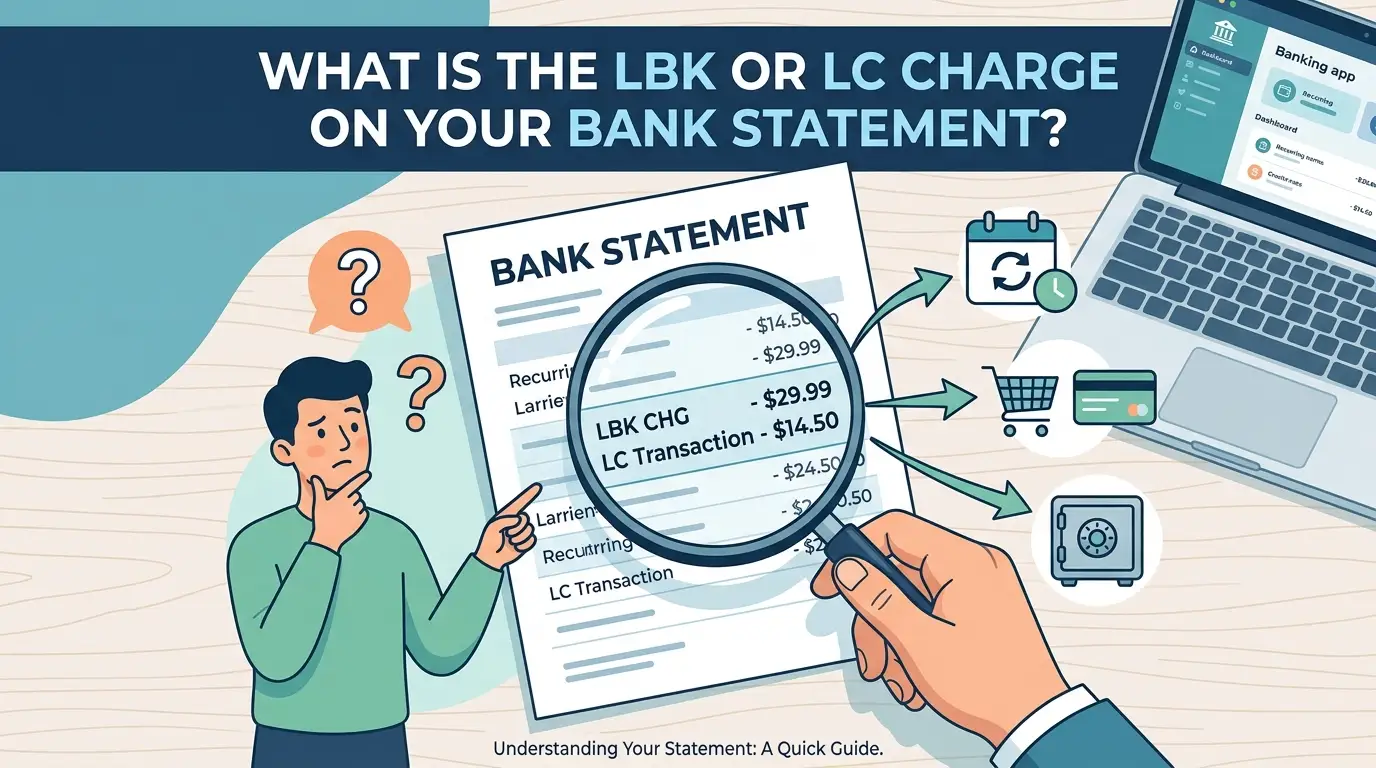 What Is the LBK or LC Charge on Your Bank Statement?