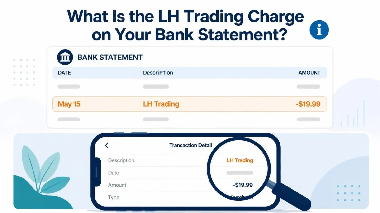 What Is the LH Trading Charge on Your Bank Statement