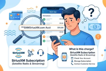What Is the SXMSiriusXM.com Acct Charge on Your Bank Statement