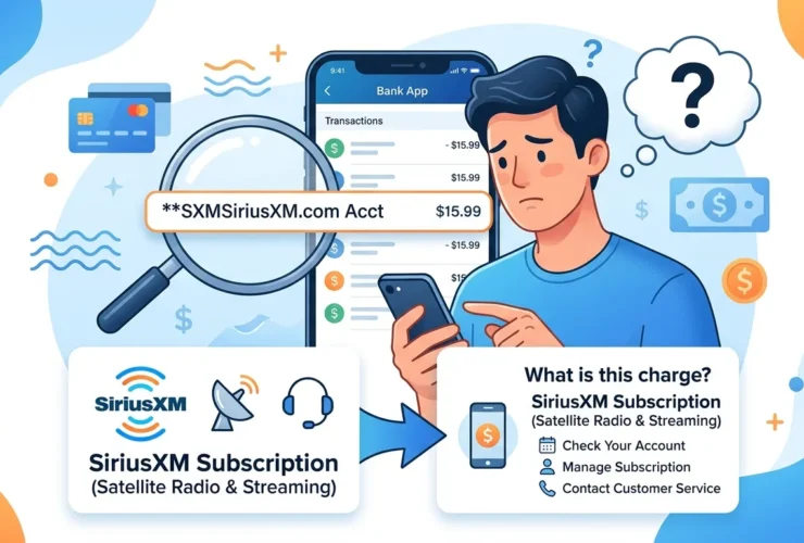 What Is the SXMSiriusXM.com Acct Charge on Your Bank Statement