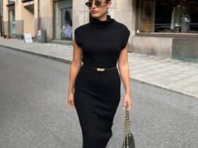 How to Dress Up a Plain Black Dress