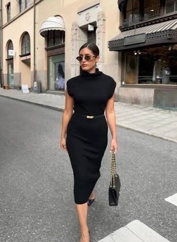 How to Dress Up a Plain Black Dress