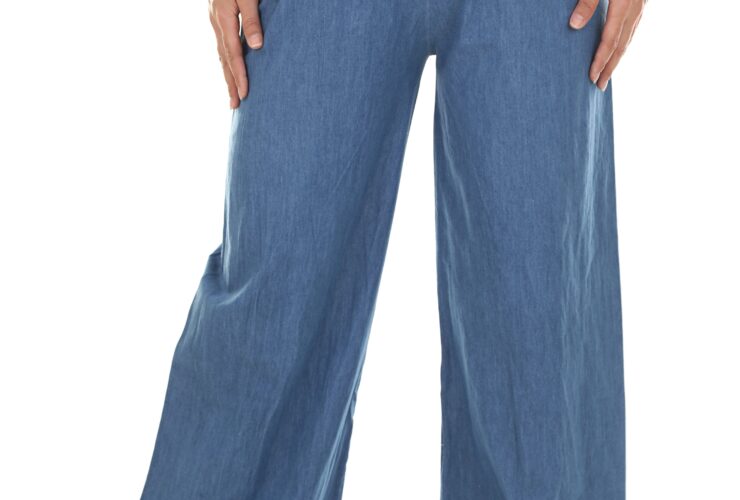 How to Wear Wide Leg Jeans Over 50